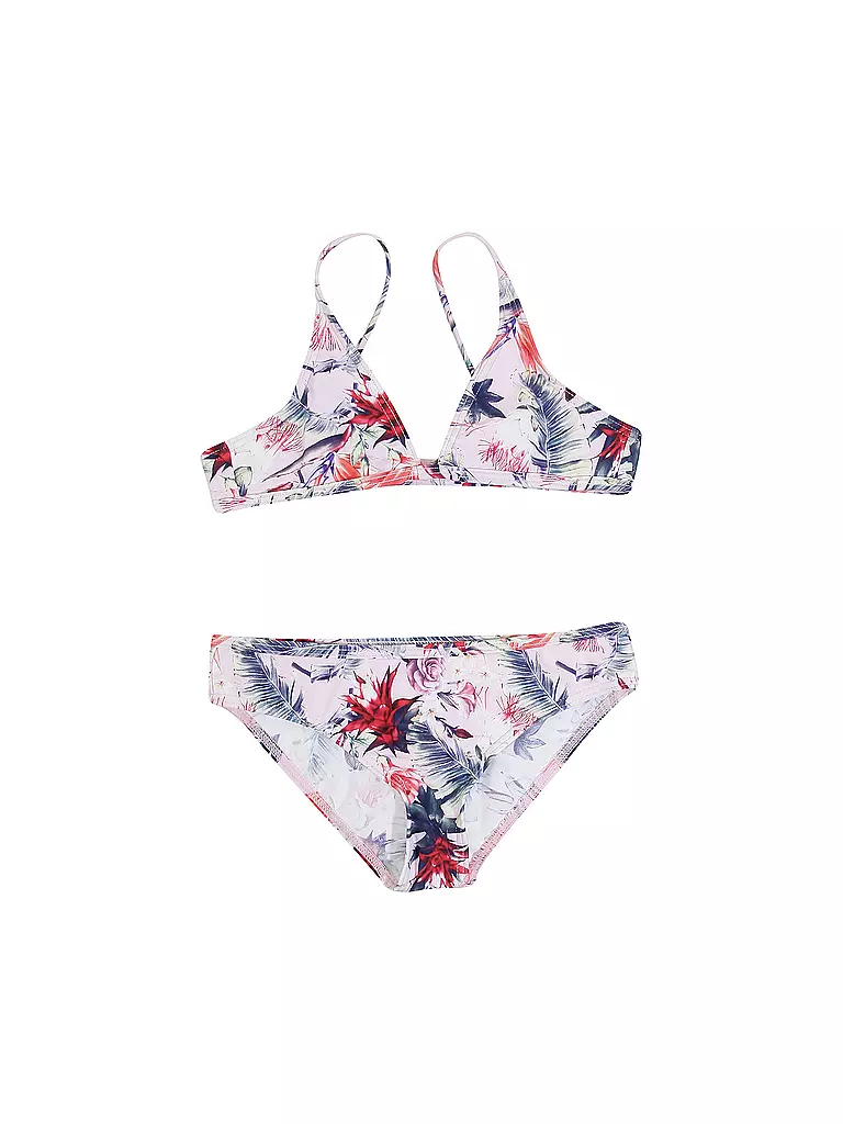 HOT STUFF Mädchen Triangel Bikini Parrot Flower bunt